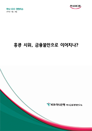 홍콩 시위, 금융불안으로 이어지나?에대한 이미지